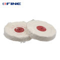 4" & 5" Fine Cloth Polishing Wheel With 50 Ply - WhitE. 