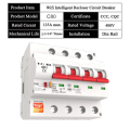 Trip switch 1 Piece Smart Circuit Breaker 80A WiFi Smart Circuit Breaker Automatic Switch Overload Short Circuit Protection (4P). 
