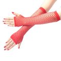 【NEW】 2023 Punk Goth Lady Disco Dance Costume Lace Fingerless Mesh Fishnet Gloves Motorcycle Protection Black Cheap Car Glove Freeship. 