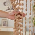 Window Door Curtain Beaded String Curtain Solid Color *2M Beaded Door Curtain Tassel Tassel Window Curtain Home Decor. 