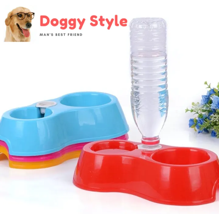 Small Double Bowls Cute Multi-Purpose Candy Colour Puppy Rabbit Cat Food Bowl Pets Food Bowls Food Dish Pet Feeders Auto Water Feeder Cat Bowl Feeder Travel Bowl Food Plate Pet Plate Water Dispenser Pet Food Bowl Cat Dish Pet Dish Food Grade Plastic Cats