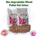 Wood Pellet Cat Litter Kitto Kitty - 10L APPLE. 