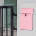1Pcs Modern Mailbox Comment Letter Deposit Suggestion Drop Box Secured Payments Key Paperwork Secure Postbox Decor G. 