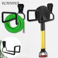 Water Hose Storage Rack Sturdy Wall-mounted Garden Hose Holder for Easy Storage Heavy Duty Steel Hook Hanger with Strong Load Bearing Capacity Perfect Gardening Tool. 