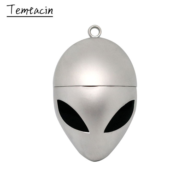 Metallic Cartoon Alien USB Flash Drive 64GB Pendrive 16GB USB Stick 128GB 256GB Pen Driver 32GB Flash Disk Cle Usb Memory Stick