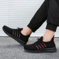 JEIKY. Men's Stay Real Pure Dark Bottom Sneakers Trendy Mesh Shoes #M711 (Standard Size). 