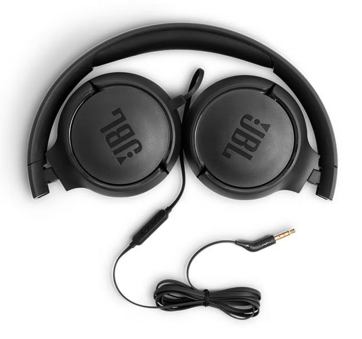 JBL%20Tune%20500%203.5mm%20Jack%20Wired%20Headphone%20With%20Mic%20High-Quality%20JBL%20Pure%20Bass%20Sound%20Comfortable%20Wearing%20Durable%20Ear%20Cushion%20Black%20On-Ear%20Headphone%20-%20Image%204