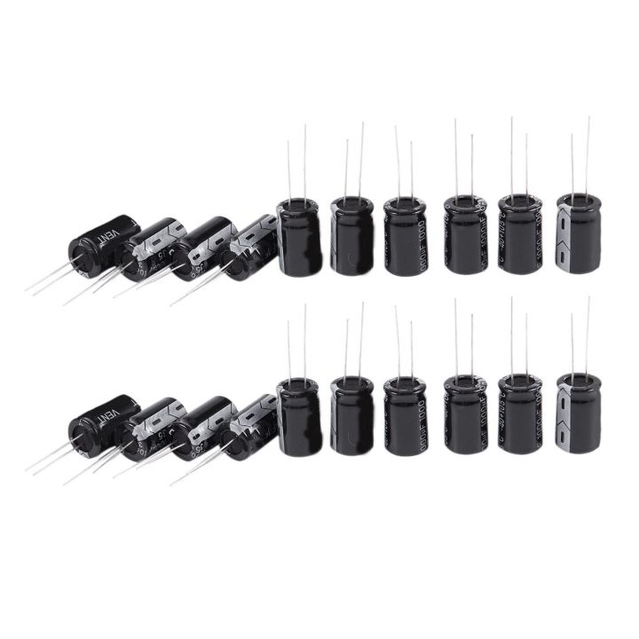 20 Pcs 35V 1000UF 105C Radial Lead Electrolytic Capacitor 13mm x 20mm