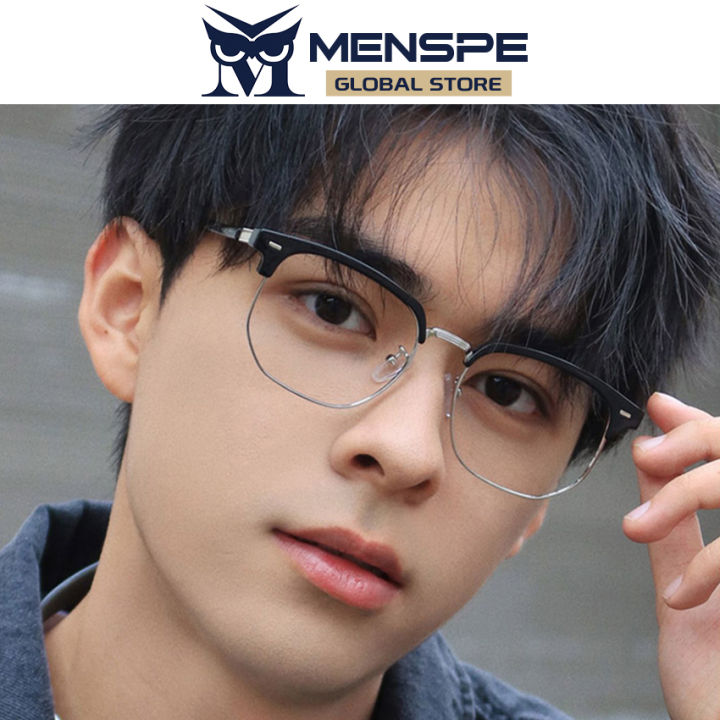MENSPE%20Men%20Glasses%20Computer%20Glasses%20Photochromic%20Eyeglasses%20Fashion%20Semi%20Frame%20Clear%20Lens%20Glasses%20Blue%20Light%20Blocking%20Glasses%20Anti-blue%20Lens%20Eyes%20Protection%20Eyewear%20-%20Image%202
