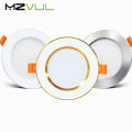 Recessed Led Downlight Ultra Thin Silver White Golden Led Ceiling Lamp 3W 5W 9W LED Spot light Lighting For Living Room Bedroom. 