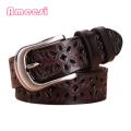 Ladies Belt Pin Buckle Women Hollow Faux Leather Belt. 