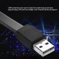 USB External Sound Card Desktop Notebook Independent Microphone Headset Audio Converter Free Drive. 
