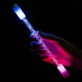 Luminous Flash Rotating Pen Beginner Competition Pen / No Refill Non-Writable Tool Acrylic Spinning Anti Slip Coating for Student. 