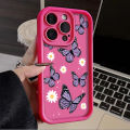 NEW Shockproof Back Case us Pro XR Xs2 11 X4 13 16 15 1 Art Purple Butterfly Phone Case for iPhone 16E 1 SE 2 8 7 Pl Max Silicone. 