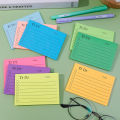 50Sheets Lined Sticky Note Self-Stick Note Pads Memo Pads for Planner Reminder Studying. 