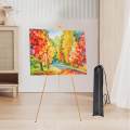 Tripod Display Easel Stand Painting Art Easel Collapsible Portable Adjustable Height Holder Artist Easel for Wood Board, Art Boards, Cemetery. 