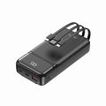 Aspor A316 20000mAh 22.5W Portable Power Bank  (PD & QC 3.0), an LED battery indicator, and four output ports. 