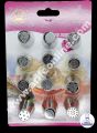 Russian Nozzles Tulip Set Cake Tool - 12 Pcs - Silver. 