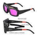 Solar Powered Auto Darkening Welding Glass Mask Helmet Eyes Goggle Welder For Eye Protection Kimpalan ﻿ 焊接眼镜 TX-012. 