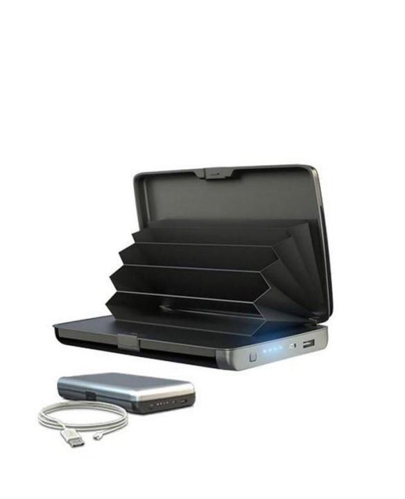 SS™ E-Charge Wallet - The Ultimate Smart Wallet with Built-in Power Bank and RFID Blocking Technology