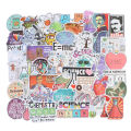 100Pcs Science Chemistry Laboratory Sticker for Laptop Phone Skateboard Suitcase. 