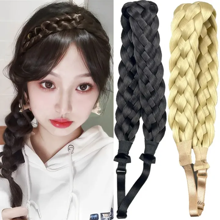 Synthetic%20Braided%20Headbands%20Hair%20Band%20Braiding%20Hair%20Accessories%20Hair%20Extension%20Hairpiece%20for%20Women%20Girls%20-%20Image%202
