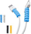 Cable Protector (4mcp) Saver Cover for Mobile Phone Lightning USB Charger Cable Cover 4 Pcs. 