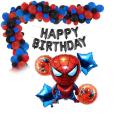 SPIDER MAN Decoration set for SPIDER MAN Theme Birthday Party Balloons for Kids Birthday Party Decoration. 