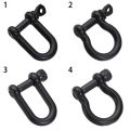 Stainless Steel Carabiner D Shackle Fob Key Ring Keychain Hook Screw Joint Connector Buckles Outdoor Bracelet Buckle. 