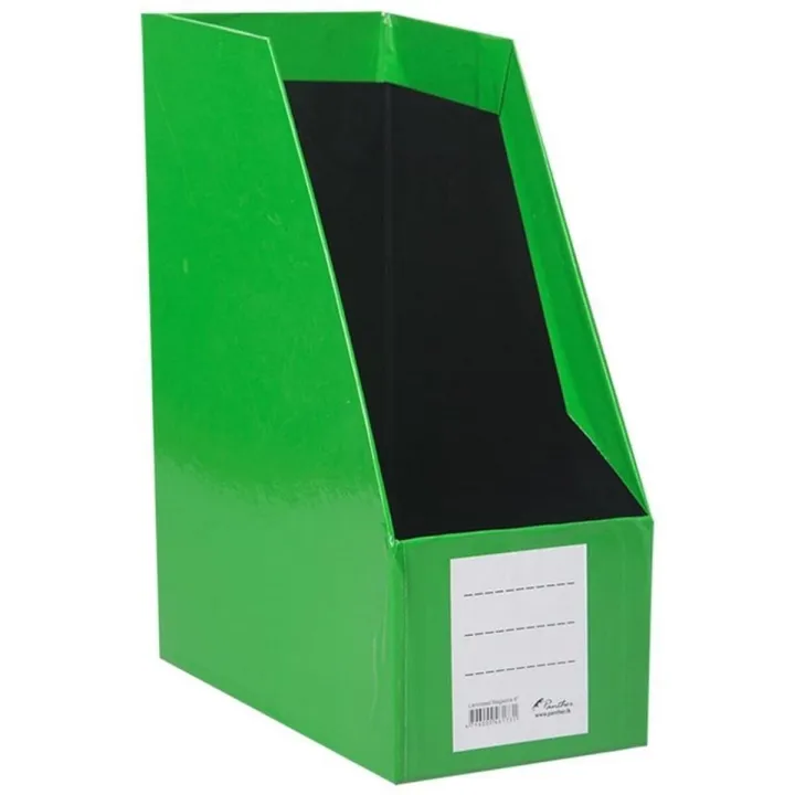 Magazine Holder Laminated 6" - Light Green