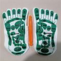 2PCS Foot Massage Foot Point Diagram Acupoint Socks Acupressure Reflexology Socks Yoga Foot Massage Socks With Massage Sticks. 
