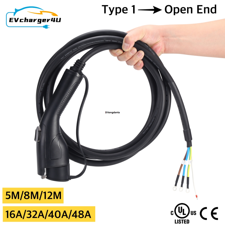 E Bright Line Electric Vehicle A1 Charging SAe16A32U1 Phasarger40AEVchpe48A4SSD Charging Station Female to J1772 Line EVTy