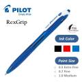 PILOT Rexgrip Ballpoint Pen 0.5 / 0.7 / 1.0 (per piece) | Retractable ballpoint pens. 