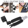 3 in 1 Multifunction Guitar Accessories Guitar Peg String Winder + String Pin Puller + String Cutter. 