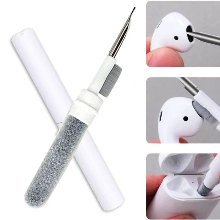 Kit Pulizia Auricolari Con Penna E Spazzola Per AirPods Pro 1/2, Universale