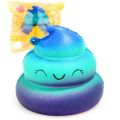 Rainbow Soft Squishy Colorful Slime Poop Slow Rising toy. 