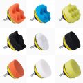 24Pcs 3-in Polishing Pad Kit Sponge Buffing Pads for Car Foam Drill Car Care Polisher Buffing Kit for Waxing Polishing. 