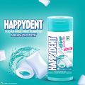 HappyDent Wave, Xylitol Sugarfree Mint Flavour, Bubble Gum Pocket Bottle, 18 Pieces, 28.9 g. 