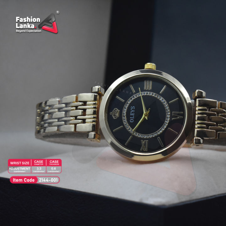 OLEYS Women's Luxury Watch Rose Gold Fashion Party Wear Stainless Steel Mix Women's Watch / Girls Watch Best Gift For lover  Fashion Watch New Arrival  Ladies watch With Free box