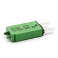【Silver】 Manul Circuit Breaker Blade Fuse 12/24V 5-30A Mini ATM Circuit Breaker Blade for Car Boat Van Caravan. 