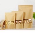 Zip Lock Bag Craft Stand Up Pouch Paper Bags Window bag 10Pcs. 