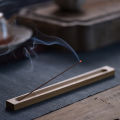 Bamboo Board Wood Incense Stick Holder 23cm Line Incense Burner Wooden Crafts Sandalwood Coil Base Home Decoration. 