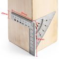 Multifunctional Squre Ruler for Triangle Ruler Right Angle Marking and Paralle Lines Indicating for Wood Carving Work P15F. 
