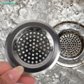 Kitchen Sink Strainer Stainless Steel Mesh Bathroom Drain Hole Strainer. 