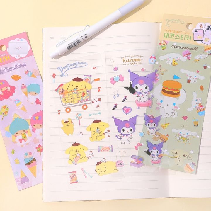 Kawaii%20Anime%20Sanrio%20Transparent%20Sticker%20Cartoon%20Cute%20Cinnamoroll%20Kuromi%20Melody%20Sticker%20Goo%20Card%20Stationery%20Handbook%20DIY%20Decals%20Waterproof%20PVC%20Self-Adhesive%20Stickers%20-%20Image%204