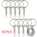 Silver Plated Keychain Rings - 10-500pcs Split Ring Key Holders. 