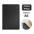 【ZOSR】Super Thick A6 Notebook Blank Paper Hard Cover 480 Pages Diary Sketchbook Notepad School Journal. 