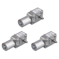 3X JGY370 DC Motor 12V 30RPM Reduce Speed Motor with High Torque Turbo Worm Geared. 