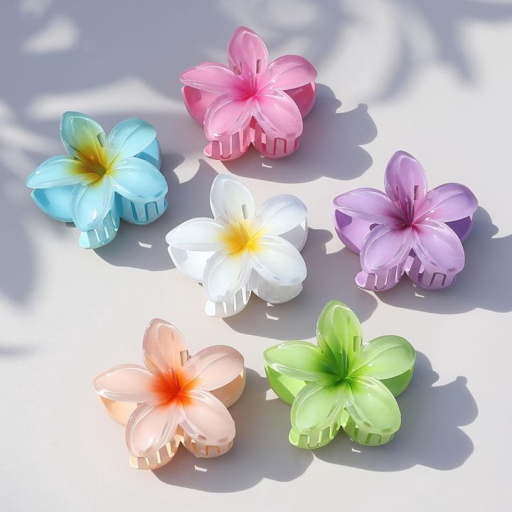 Flower%20Hair%20Clip%20Candy%20Color%20Hair%20Claw%20for%20Women%20Catch%20Hairpins%20Accessories%20-%20Image%204