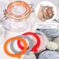 12 Pack Silicone Replacement Gasket, Airtight Rubber Seals Rings for Mason Jar Lids, Leak-proof Canning Silicone Fitting Seals for Glass Clip Top Jars. 